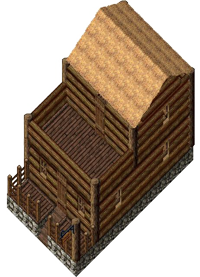 Log Cabin 8x13 House
