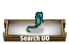 ultima online Seahorse Statuette - Aqua