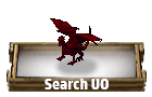 ultima online Ethereal Juvenile Umbrascale Statuette - Dark Red (#1157)